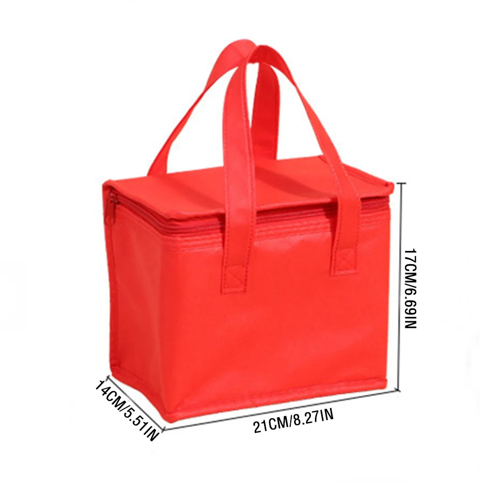 Large Capacity Picnic Bag Portable Insulated Food Pizza Delivery Bags For Food Warming Cooler Grocery Bag For Party Camping