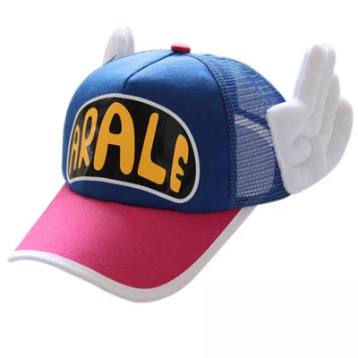 Adults / Kids Anime Dr.Slump Cosplay Caps Arale Baseball Cap Angel Wings Hats Candy Color Breathable Mesh / Canvas Hat
