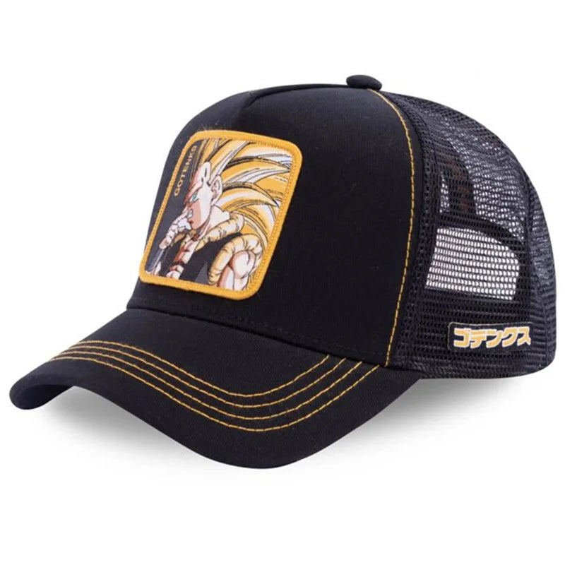Dragon Ball Z Styles Anime Son Goku Cotton New Baseball Camouflage Cap Men Women Hip Hop Dad Adjustable Mesh Hat Trucker Hat