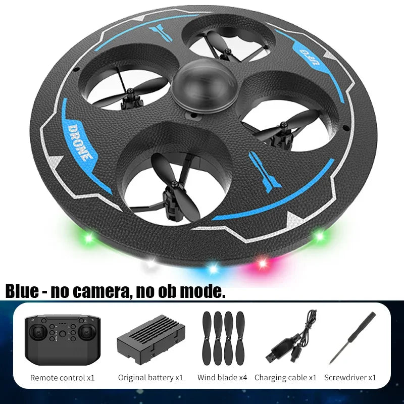 Drone with Camera Aircraft UAV Ufo Intelligent Obstacle Avoidance Aerial Foam Mini RC Helicopter Dron Toys for Kids Christmas
