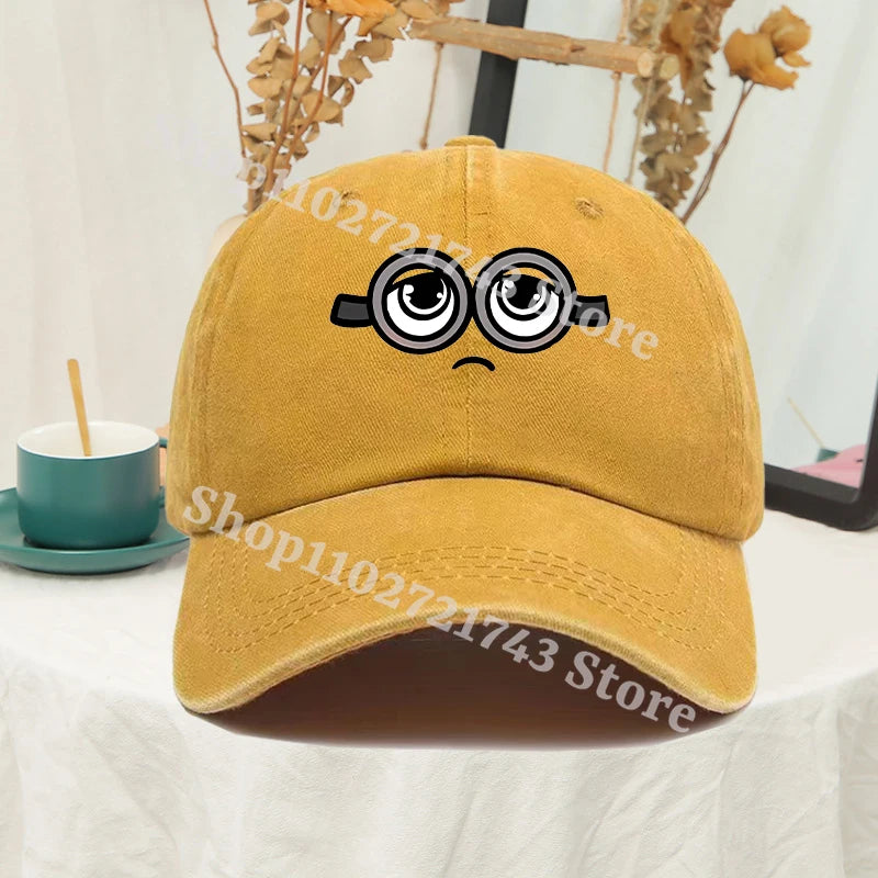 Minions Baseball Cap for Men Women Anime Travel Hip Hop Sun Visors summer Fashion Cute Hats Male Female Sunscreen caps gifts