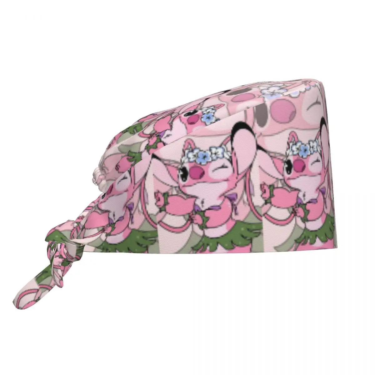 Custom Stitch Angel Breathable Scrub Hat Surgical Scrub Caps Unisex Nursing Hair Hats Anime Work Scrubs Hat for Medical Surgical