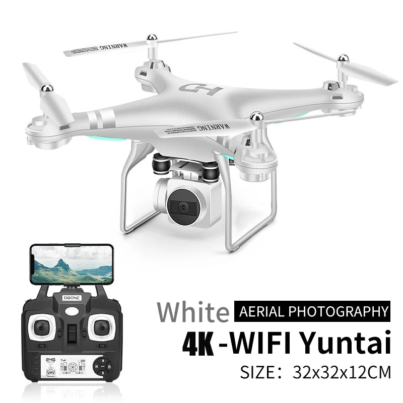 SH5H Quadcopter With Camera 4K WIFI Real Time Video Altitude Hold Headless One Key Return FPV Racing RC Drones With Camera HD