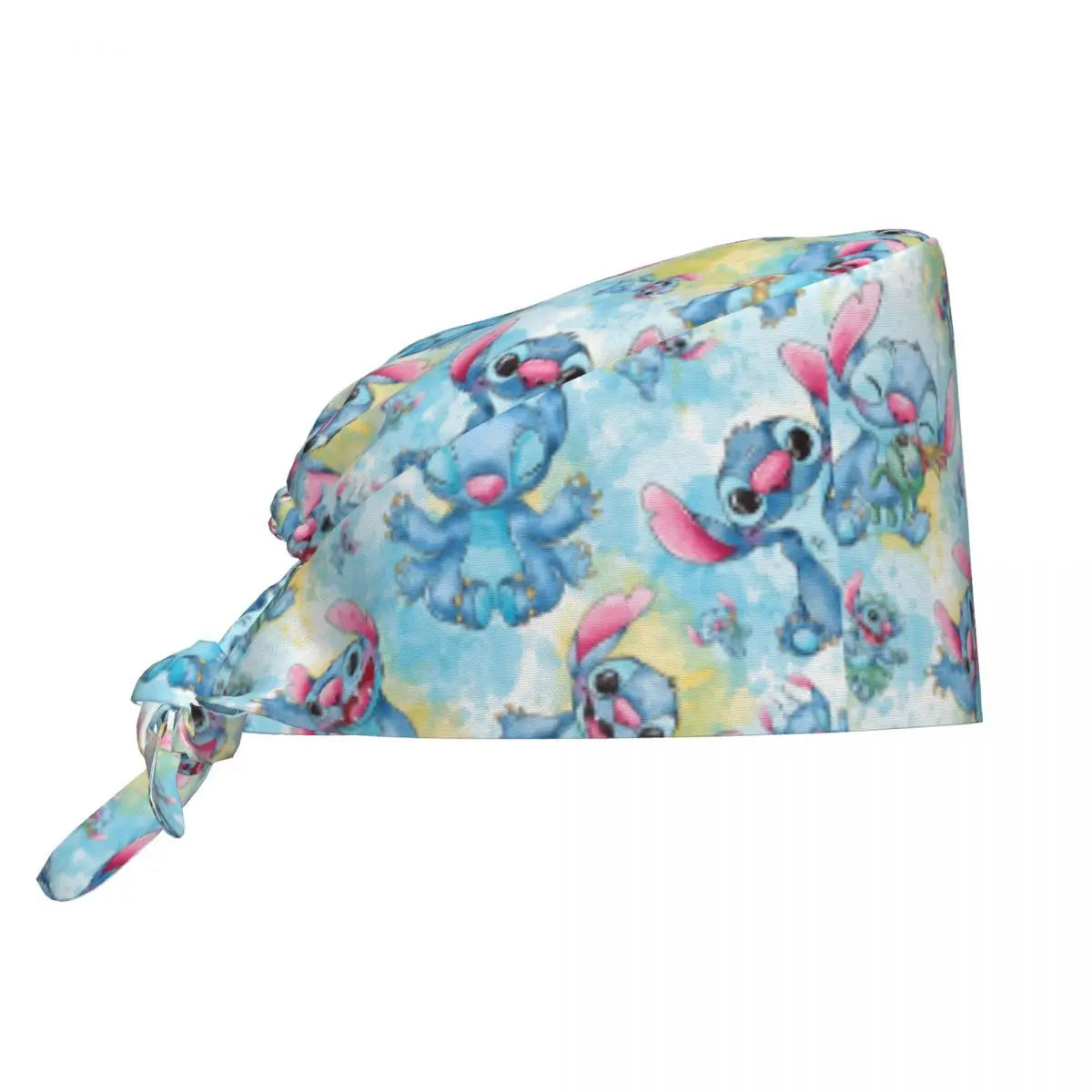 Custom Stitch Angel Breathable Scrub Hat Surgical Scrub Caps Unisex Nursing Hair Hats Anime Work Scrubs Hat for Medical Surgical