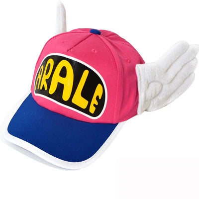 Adults / Kids Anime Dr.Slump Cosplay Caps Arale Baseball Cap Angel Wings Hats Candy Color Breathable Mesh / Canvas Hat