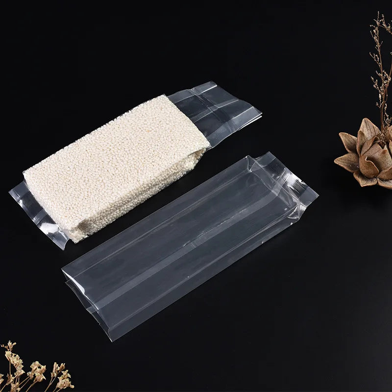 500Pcs/Lot Food Rice Vacuum Bag Rice Brick Nylon Bag Dried Fruit and Miscellaneous Food Dog Food 0.25-5kg Sealed Compression Bag