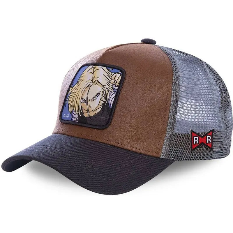 Dragon Ball Z Styles Anime Son Goku Cotton New Baseball Camouflage Cap Men Women Hip Hop Dad Adjustable Mesh Hat Trucker Hat