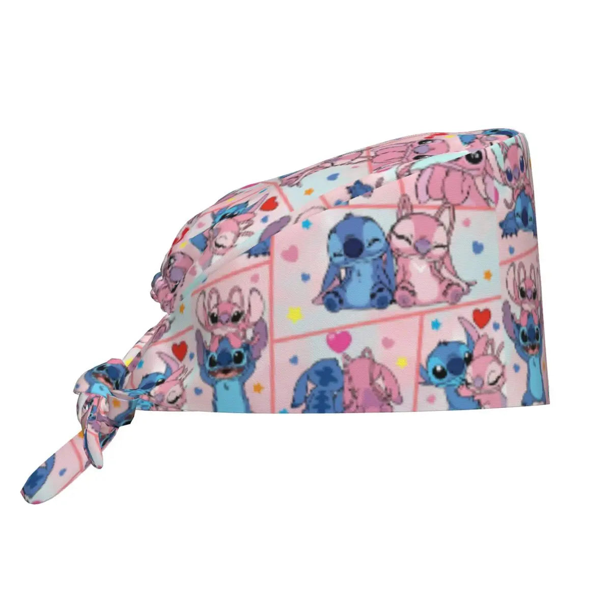 Custom Stitch Angel Breathable Scrub Hat Surgical Scrub Caps Unisex Nursing Hair Hats Anime Work Scrubs Hat for Medical Surgical