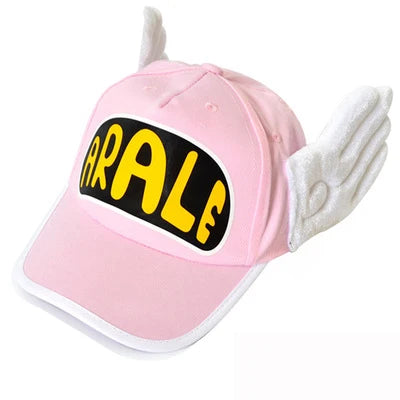 Adults / Kids Anime Dr.Slump Cosplay Caps Arale Baseball Cap Angel Wings Hats Candy Color Breathable Mesh / Canvas Hat