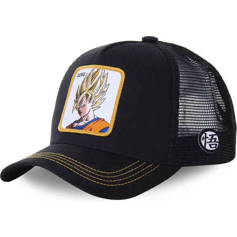 Dragon Ball Z Styles Anime Son Goku Cotton New Baseball Camouflage Cap Men Women Hip Hop Dad Adjustable Mesh Hat Trucker Hat