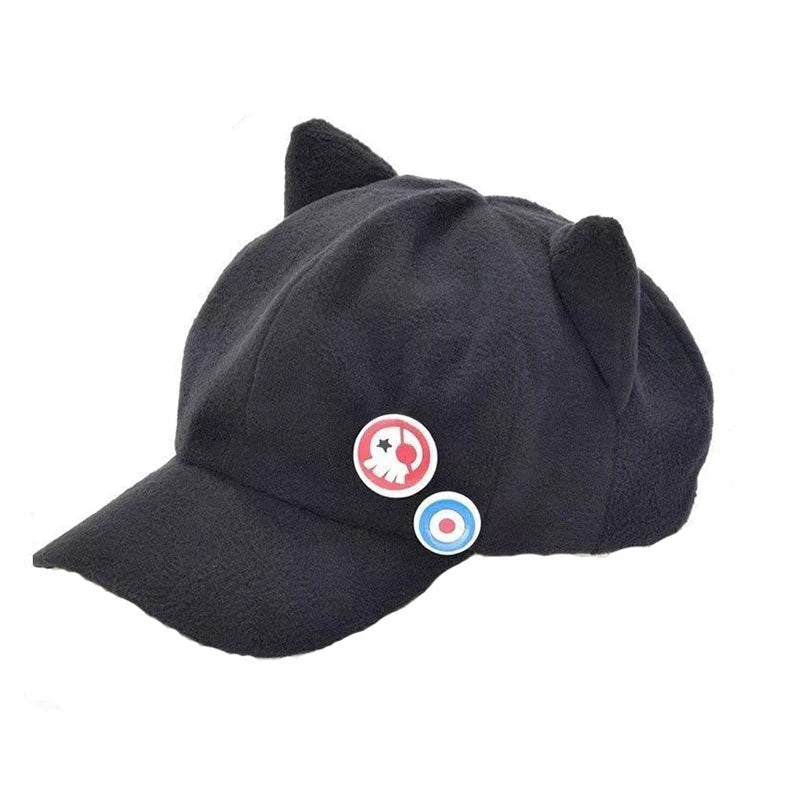 Shikinami Asuka Rangure Cat Ear Polar Fleece Hat Girls Cute Cap Anime Baseball Caps Cosplay Accessories Party Accessories Gifts