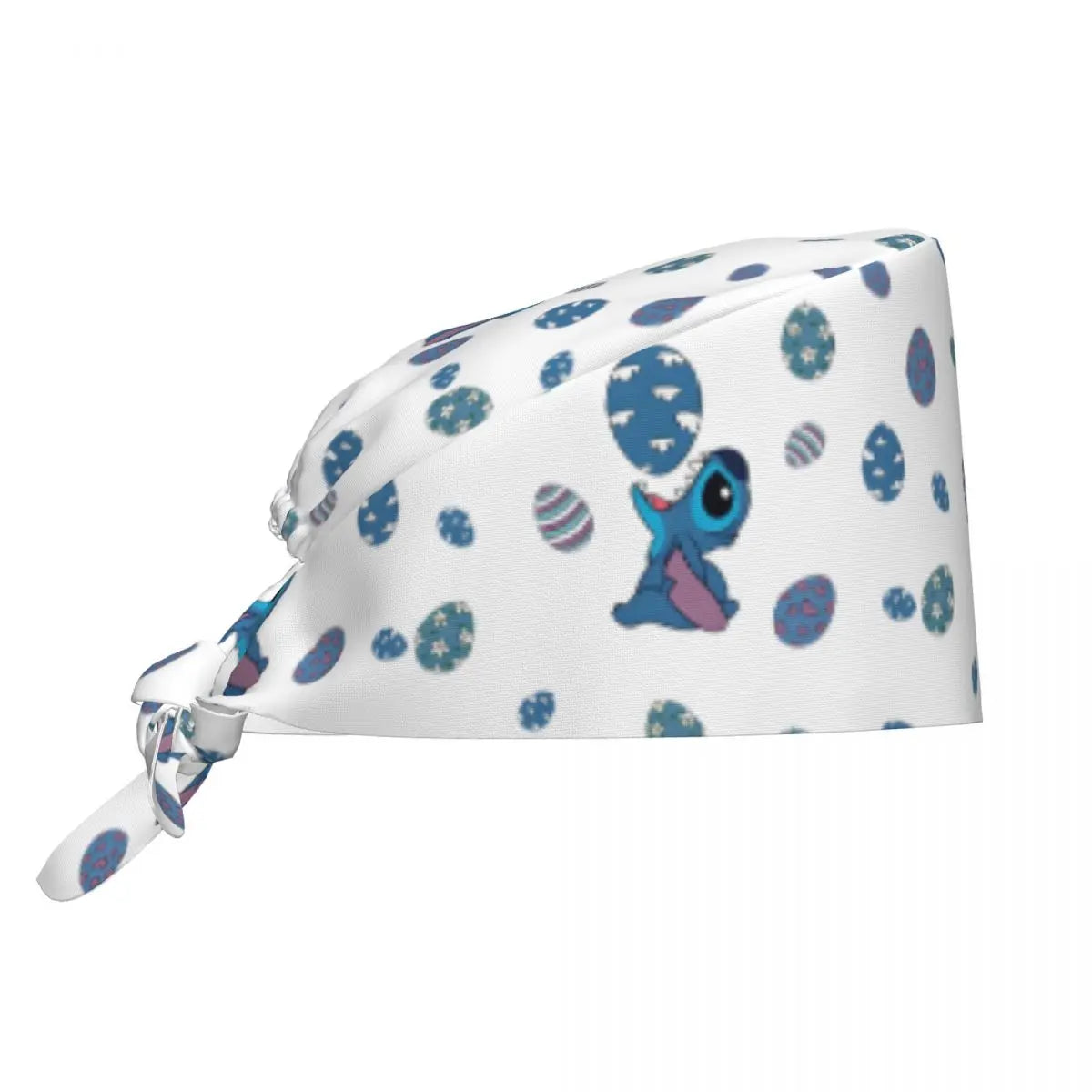 Custom Stitch Angel Breathable Scrub Hat Surgical Scrub Caps Unisex Nursing Hair Hats Anime Work Scrubs Hat for Medical Surgical
