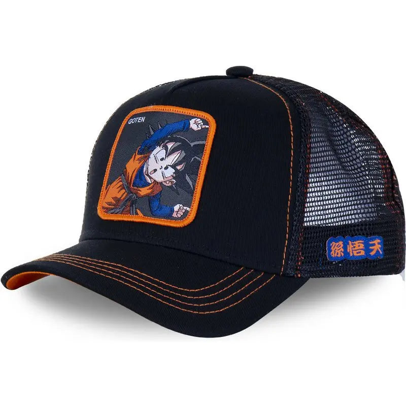 Dragon Ball Z Styles Anime Son Goku Cotton New Baseball Camouflage Cap Men Women Hip Hop Dad Adjustable Mesh Hat Trucker Hat