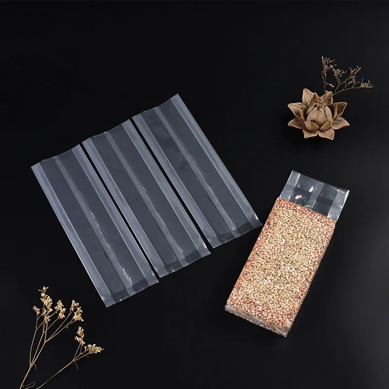 500Pcs/Lot Food Rice Vacuum Bag Rice Brick Nylon Bag Dried Fruit and Miscellaneous Food Dog Food 0.25-5kg Sealed Compression Bag