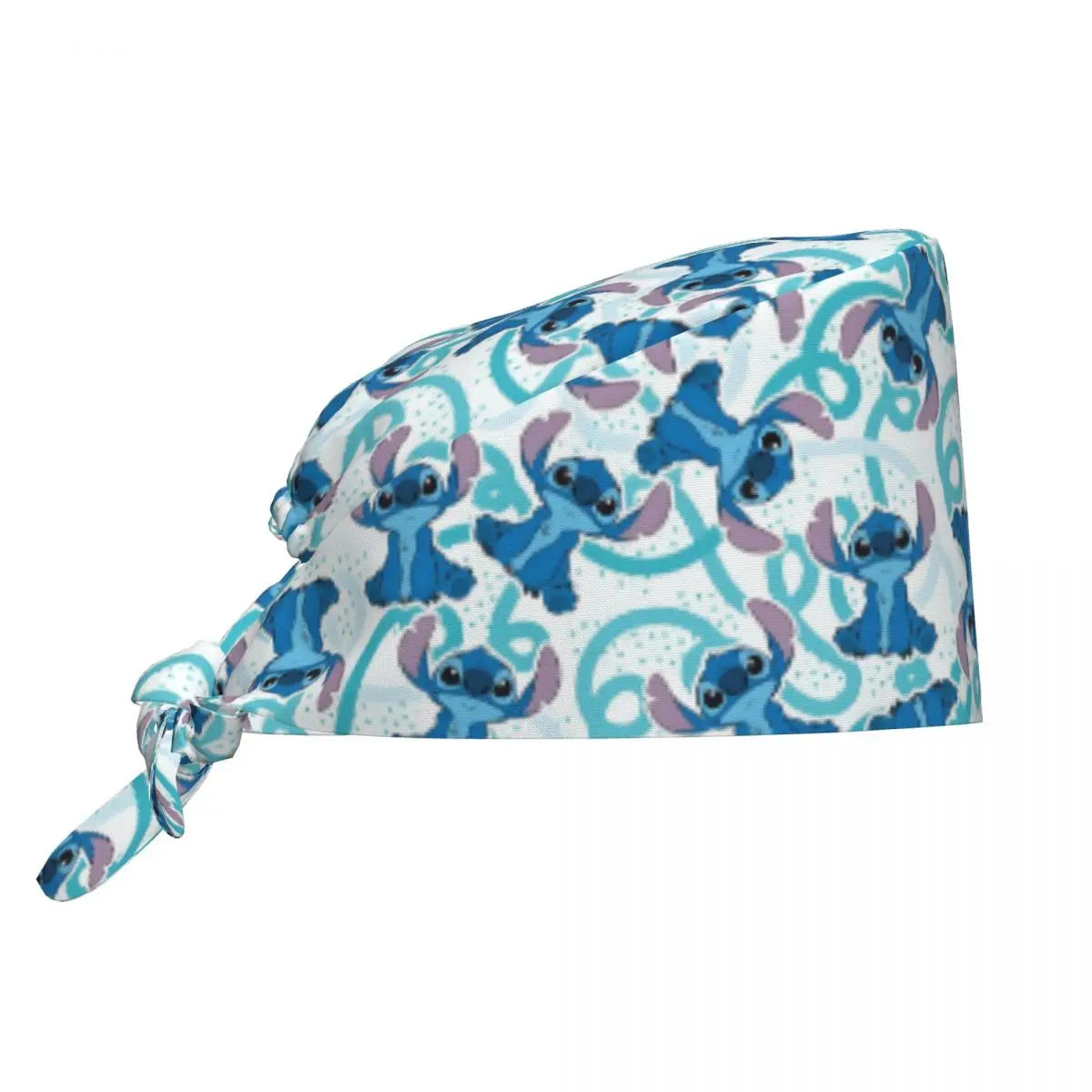 Custom Stitch Angel Breathable Scrub Hat Surgical Scrub Caps Unisex Nursing Hair Hats Anime Work Scrubs Hat for Medical Surgical