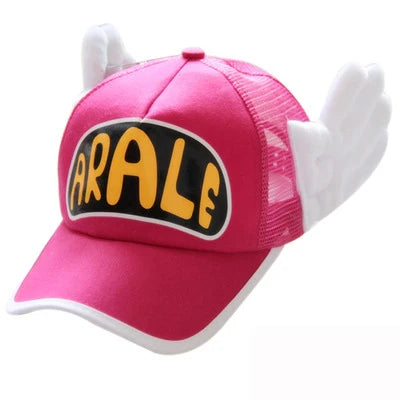Adults / Kids Anime Dr.Slump Cosplay Caps Arale Baseball Cap Angel Wings Hats Candy Color Breathable Mesh / Canvas Hat