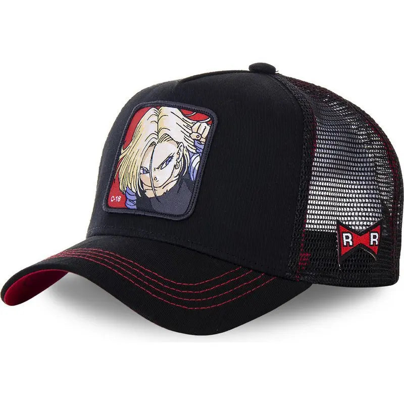 Dragon Ball Z Styles Anime Son Goku Cotton New Baseball Camouflage Cap Men Women Hip Hop Dad Adjustable Mesh Hat Trucker Hat