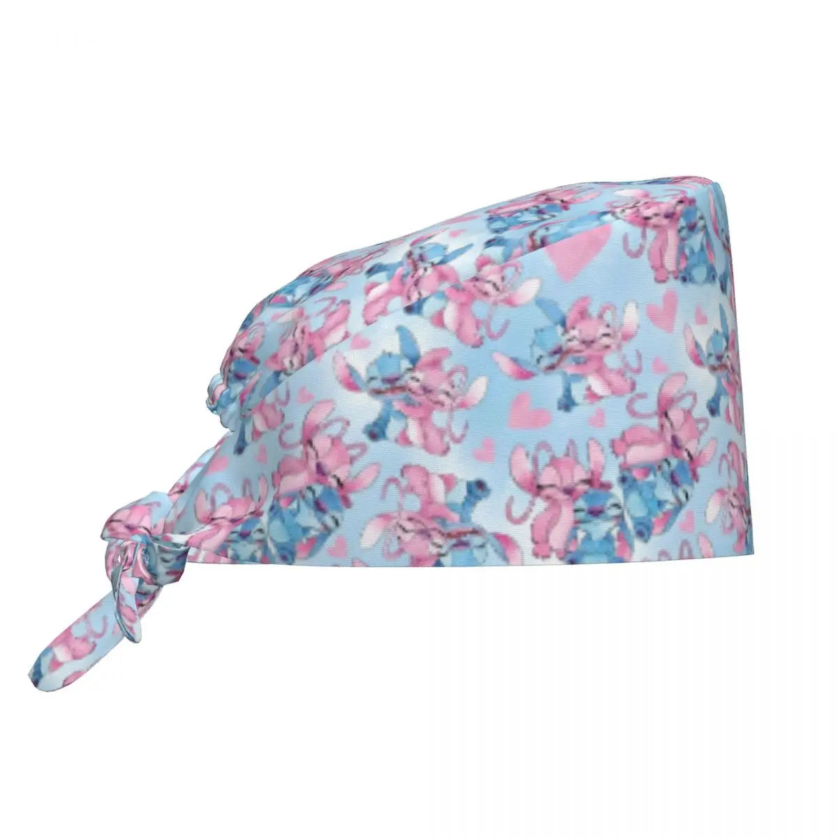 Custom Stitch Angel Breathable Scrub Hat Surgical Scrub Caps Unisex Nursing Hair Hats Anime Work Scrubs Hat for Medical Surgical