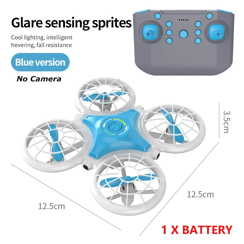 Mini Drone 3D Flip Flash Intelligent Hover 2.4G 4CH Remote Control Quadcopter Dron Helicopter Rc Plane Children's Christmas Toys
