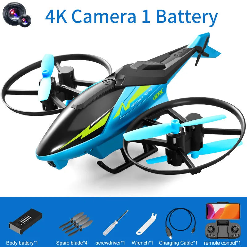 2021 NEW M3 RC Helicopter 6CH 2.4G 3D Aerobatics Altitude Hold HD Wide-angle Camera Helicoptero Control Remoto Toys drone