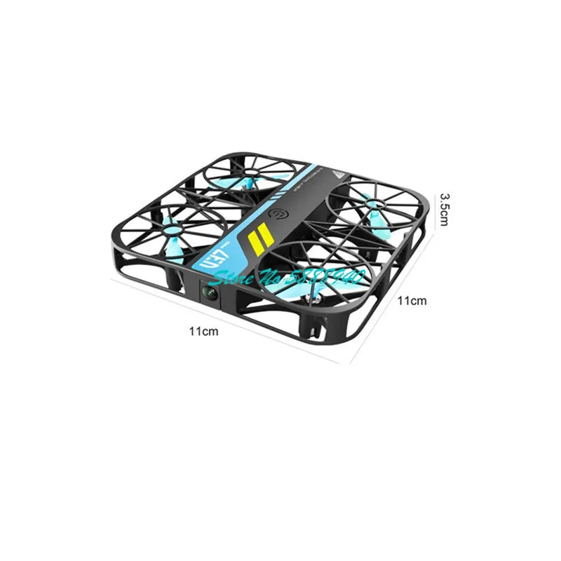 Full Protection WIFI FPV Square MINI RC Drone 8K HD Camera Gravity Sensor One Key Take-Off Remote Control Quadopcter Small UAV