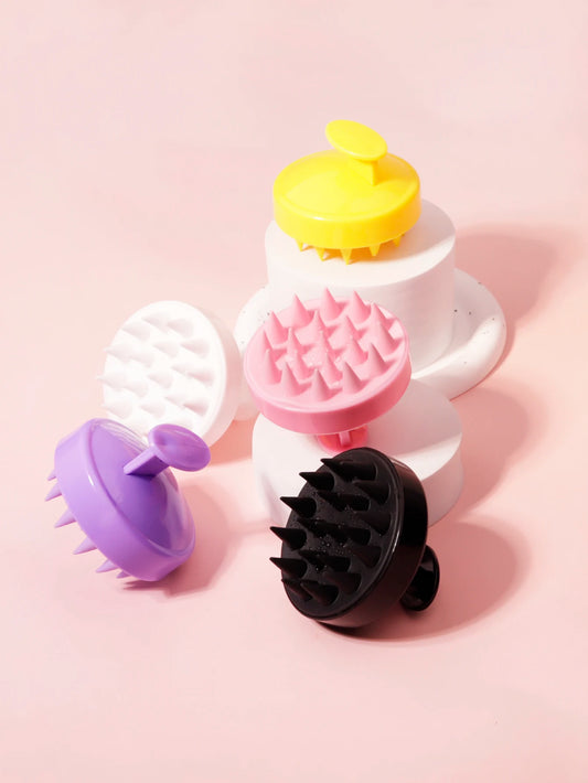 1PCS scalp massager shampoo brush, scalp cleaning brush, silicone, for dandruff removal, hair growth brush