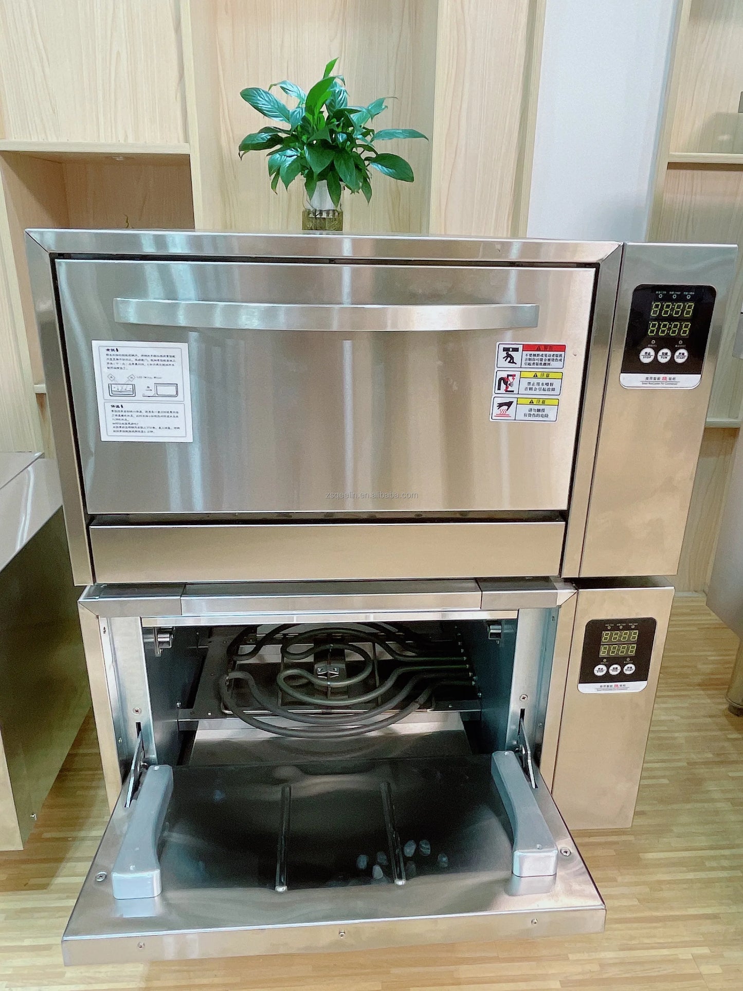 5KG Smart Digital Commercial Steamer Rice Cooker Stainless Steel Machine for Factory Kitchen Restaurant Food Service Industry