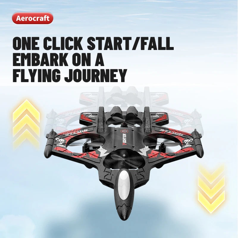 2.4G EPP Foam RC Plane Remote Control Drone Toy for Kids Durable Fighter Jet Glider with LED Perfect Birthday Gift for Boys