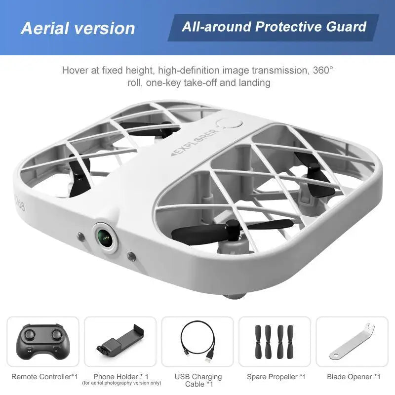JJRC H107 Mini Drone Dron 8K 4K Quadcopter With Camera Real-Time Transmission Mini Pocket UFO Small Remote Control Plane Toy Boy