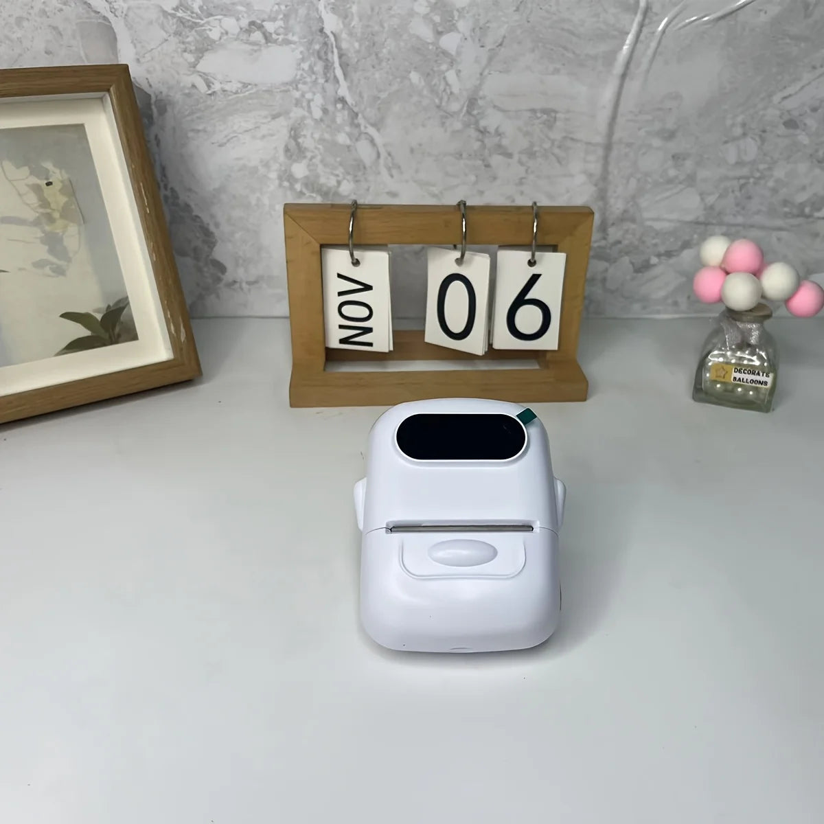 Mini Portable Wireless Label Printer - Wireless Function, Thermal Sticker Maker, Handheld Tips, Learning Marking