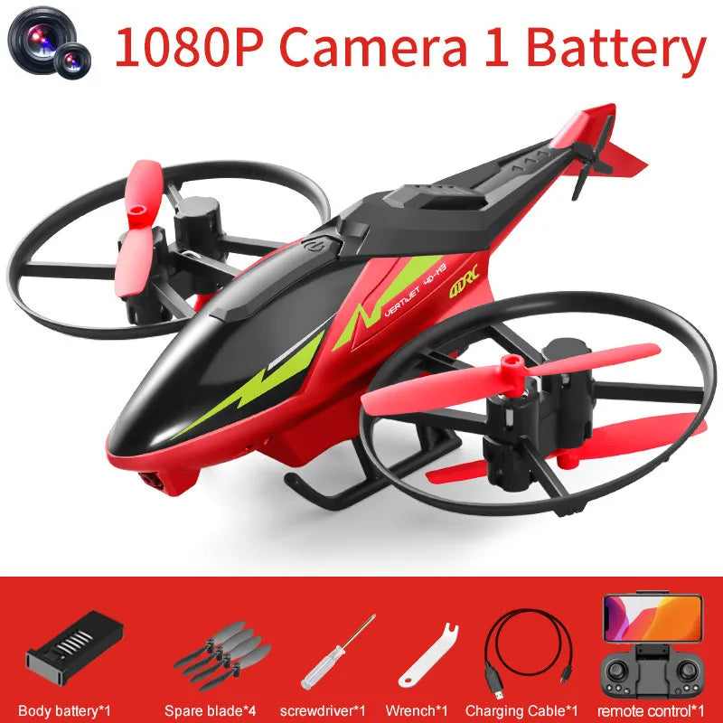 2021 NEW M3 RC Helicopter 6CH 2.4G 3D Aerobatics Altitude Hold HD Wide-angle Camera Helicoptero Control Remoto Toys drone