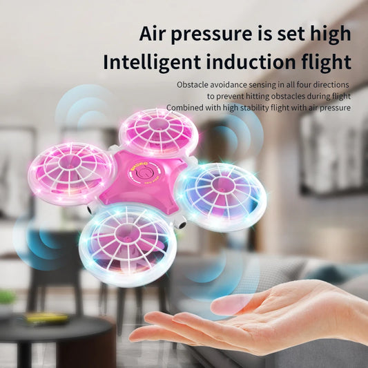 Mini Drone 3D Flip Flash Intelligent Hover 2.4G 4CH Remote Control Quadcopter Dron Helicopter Rc Plane Children's Christmas Toys