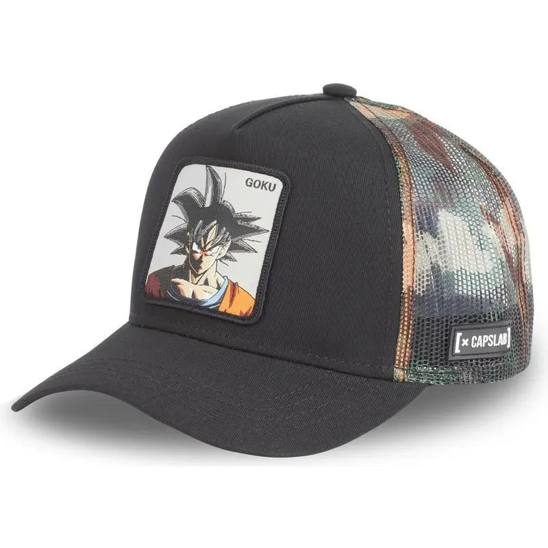 Dragon Ball Z Styles Anime Son Goku Cotton New Baseball Camouflage Cap Men Women Hip Hop Dad Adjustable Mesh Hat Trucker Hat