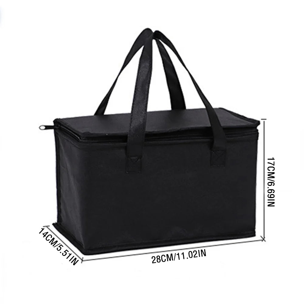 Large Capacity Picnic Bag Portable Insulated Food Pizza Delivery Bags For Food Warming Cooler Grocery Bag For Party Camping