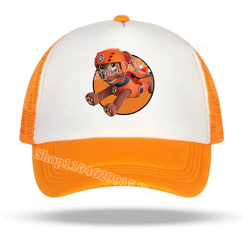 Paw Patrol Baseball Cap Boys Girls Cartoon Anime Chase Skye Print Kids Hat Summer Athleisure Adjustable Casual Hats Kids Gift