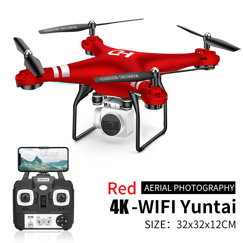 SH5H Quadcopter With Camera 4K WIFI Real Time Video Altitude Hold Headless One Key Return FPV Racing RC Drones With Camera HD