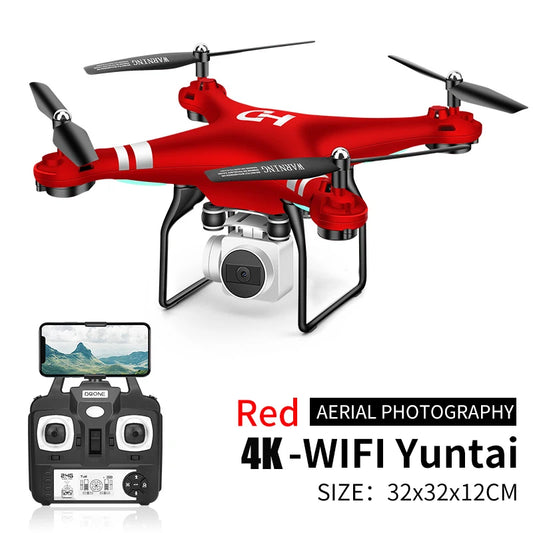 SH5H Quadcopter With Camera 4K WIFI Real Time Video Altitude Hold Headless One Key Return FPV Racing RC Drones With Camera HD