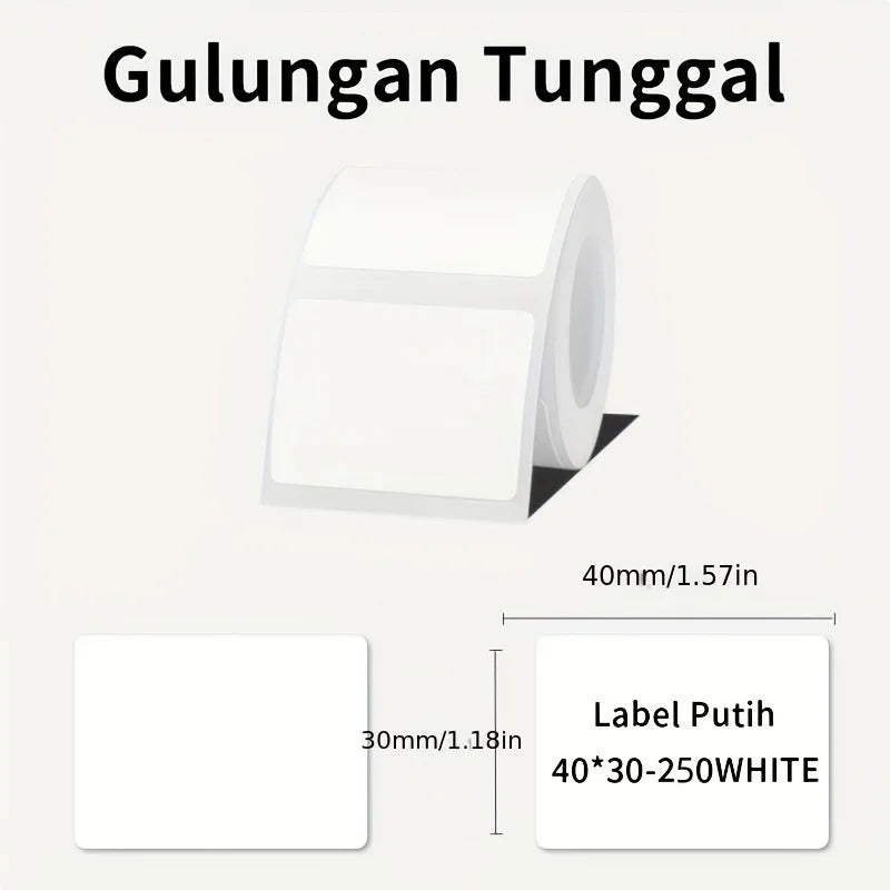 P50 Mini Label Machine Portable Wireless Thermal Label Printer, Suitable for 12-50mm Width Colorful Thermal Paper