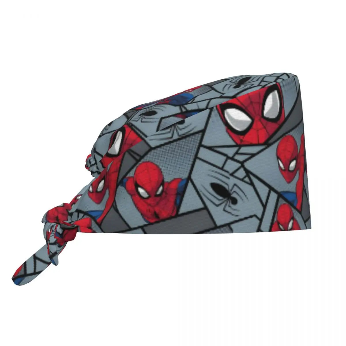 Custom Spider Man Cleaning Working Cap Cool Unisex Superhero Anime Scrub Cap Surgicals Hat Nurse Scrubs Hat For Dentist