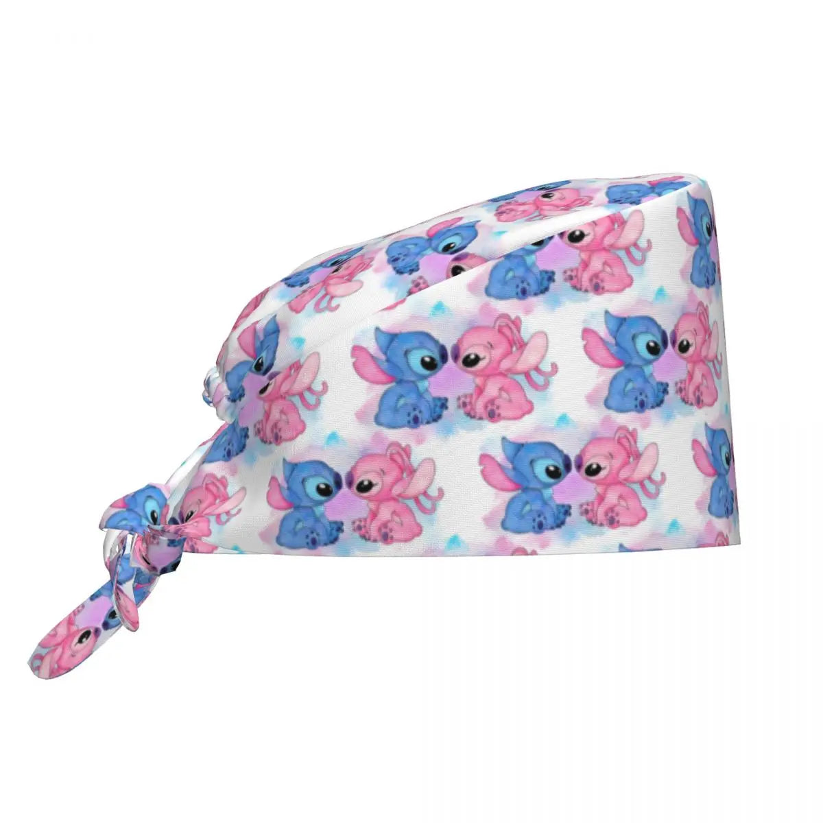 Custom Stitch Angel Breathable Scrub Hat Surgical Scrub Caps Unisex Nursing Hair Hats Anime Work Scrubs Hat for Medical Surgical