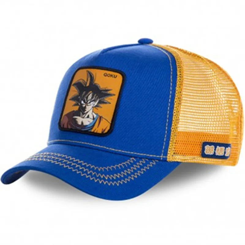 Dragon Ball Z Styles Anime Son Goku Cotton New Baseball Camouflage Cap Men Women Hip Hop Dad Adjustable Mesh Hat Trucker Hat
