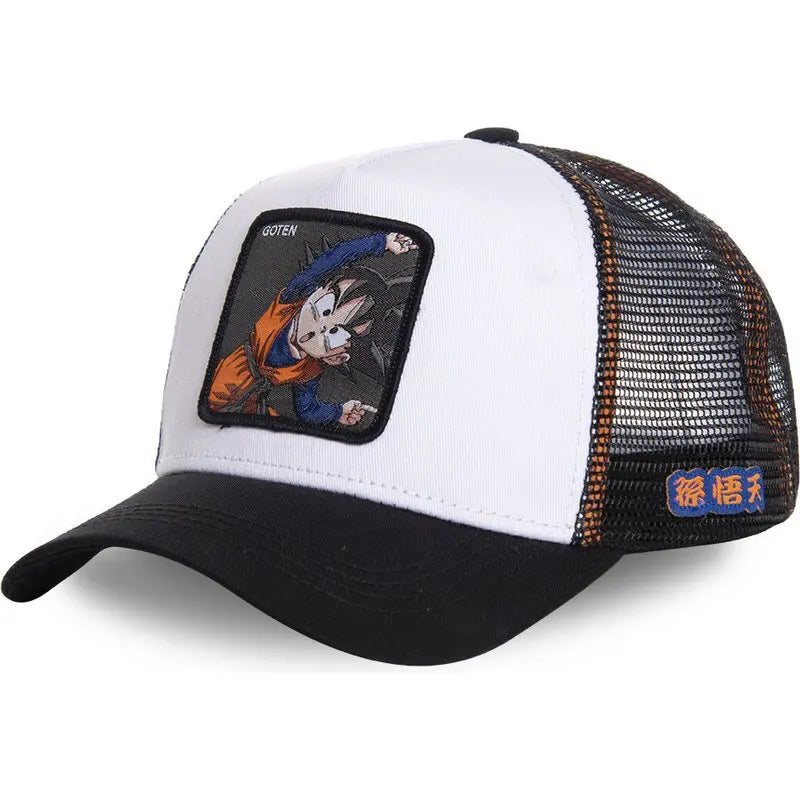 Dragon Ball Z Styles Anime Son Goku Cotton New Baseball Camouflage Cap Men Women Hip Hop Dad Adjustable Mesh Hat Trucker Hat