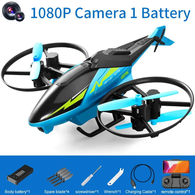 2021 NEW M3 RC Helicopter 6CH 2.4G 3D Aerobatics Altitude Hold HD Wide-angle Camera Helicoptero Control Remoto Toys drone