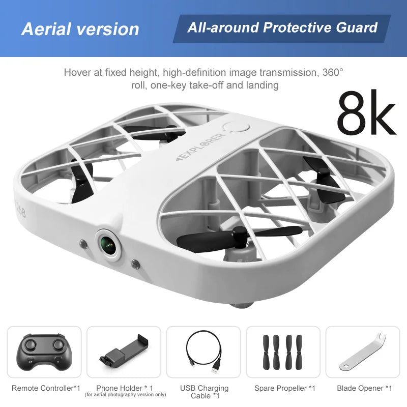 JJRC H107 Mini Drone Dron Pocket UFO Small Remote Control Plane Toy Boy 8K 4K with Camera Real-Time Transmission Quadcopter