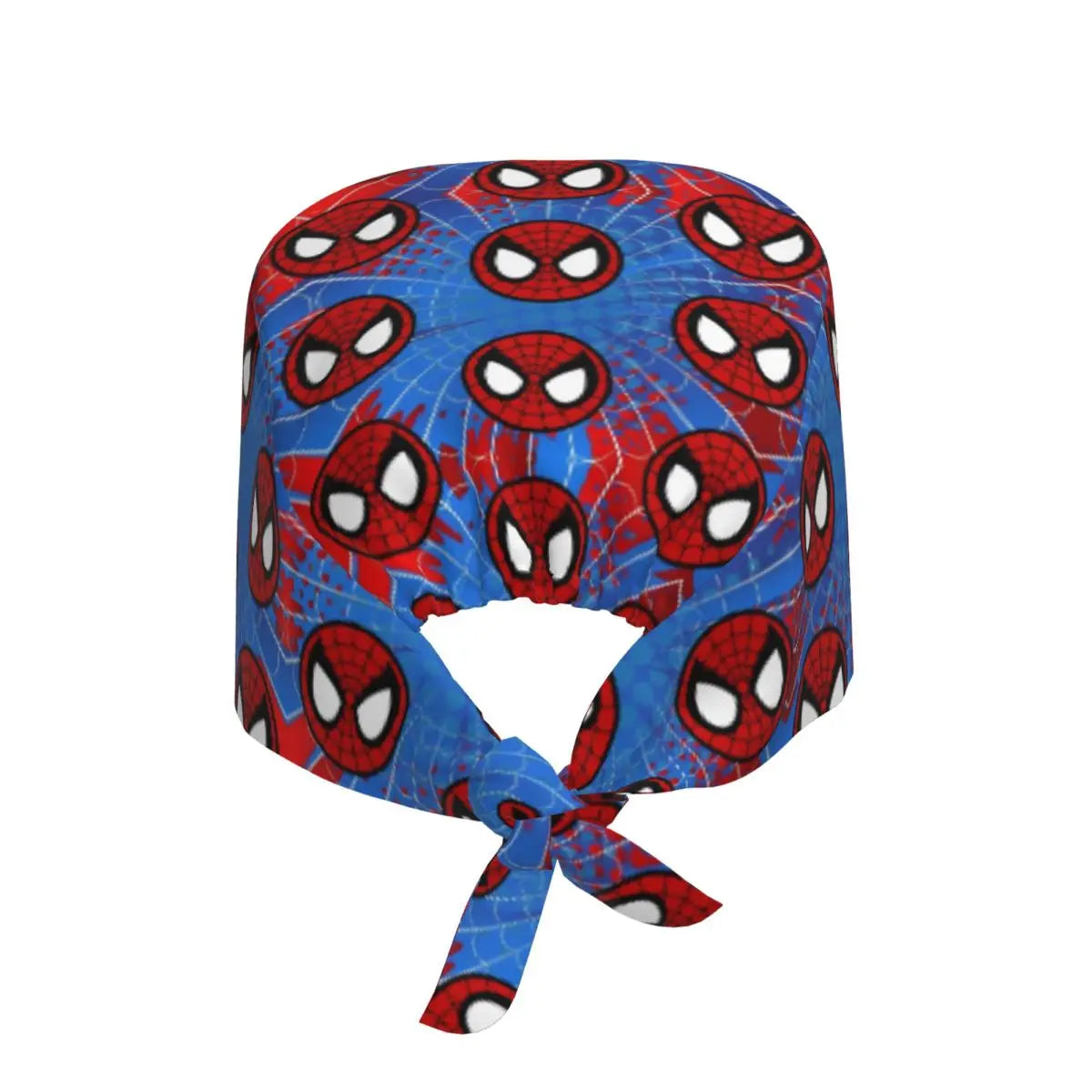 Custom Spider Man Cleaning Working Cap Cool Unisex Superhero Anime Scrub Cap Surgicals Hat Nurse Scrubs Hat For Dentist