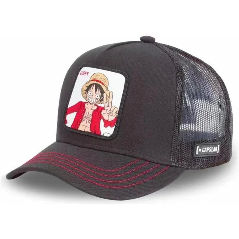 Anime One Piece Monkey D. Luffy ZORO Hat Baseball Cap Unisex Fashion Outdoor Snapback Hats