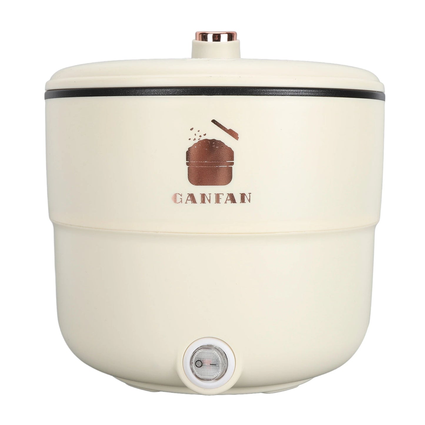 Electric Rice Cooker Multifunctional 1.8L Double Layers Anti Scald Anti Stick Electric Cooking Pot for Noodles Soup Stewing Stea