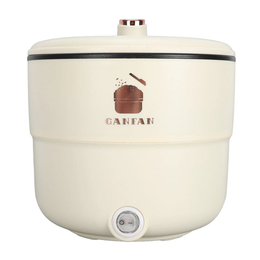 Electric Rice Cooker Multifunctional 1.8L Double Layers Anti Scald Anti Stick Electric Cooking Pot for Noodles Soup Stewing Stea