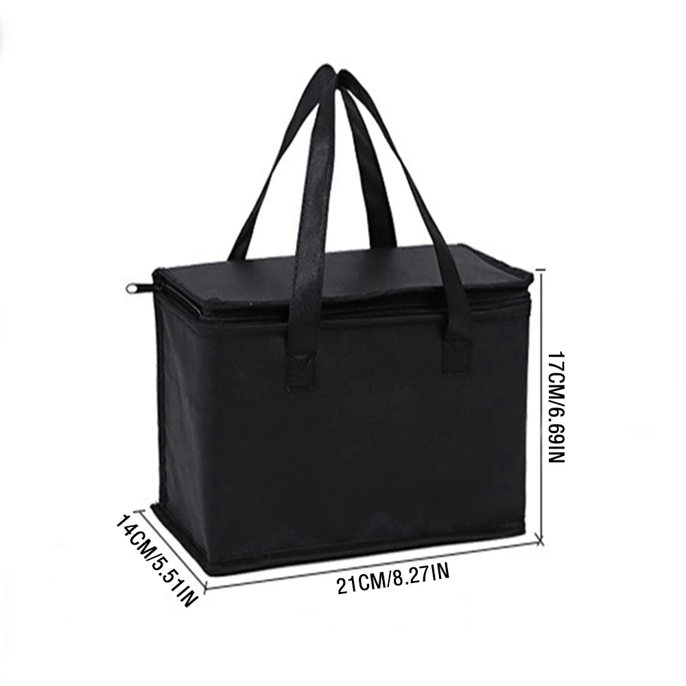 Large Capacity Picnic Bag Portable Insulated Food Pizza Delivery Bags For Food Warming Cooler Grocery Bag For Party Camping
