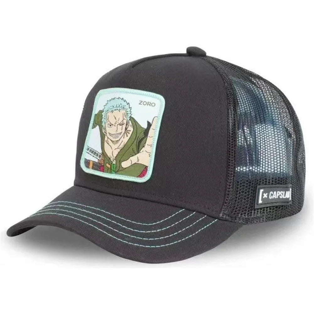 Anime One Piece Monkey D. Luffy ZORO Hat Baseball Cap Unisex Fashion Outdoor Snapback Hats